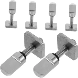 6pcs Stainless Steel Sup Fin Screws for Paddleboard Surfboard Durable Accessories Compatible with Center Fin Adapters for Water Sports Equipment
