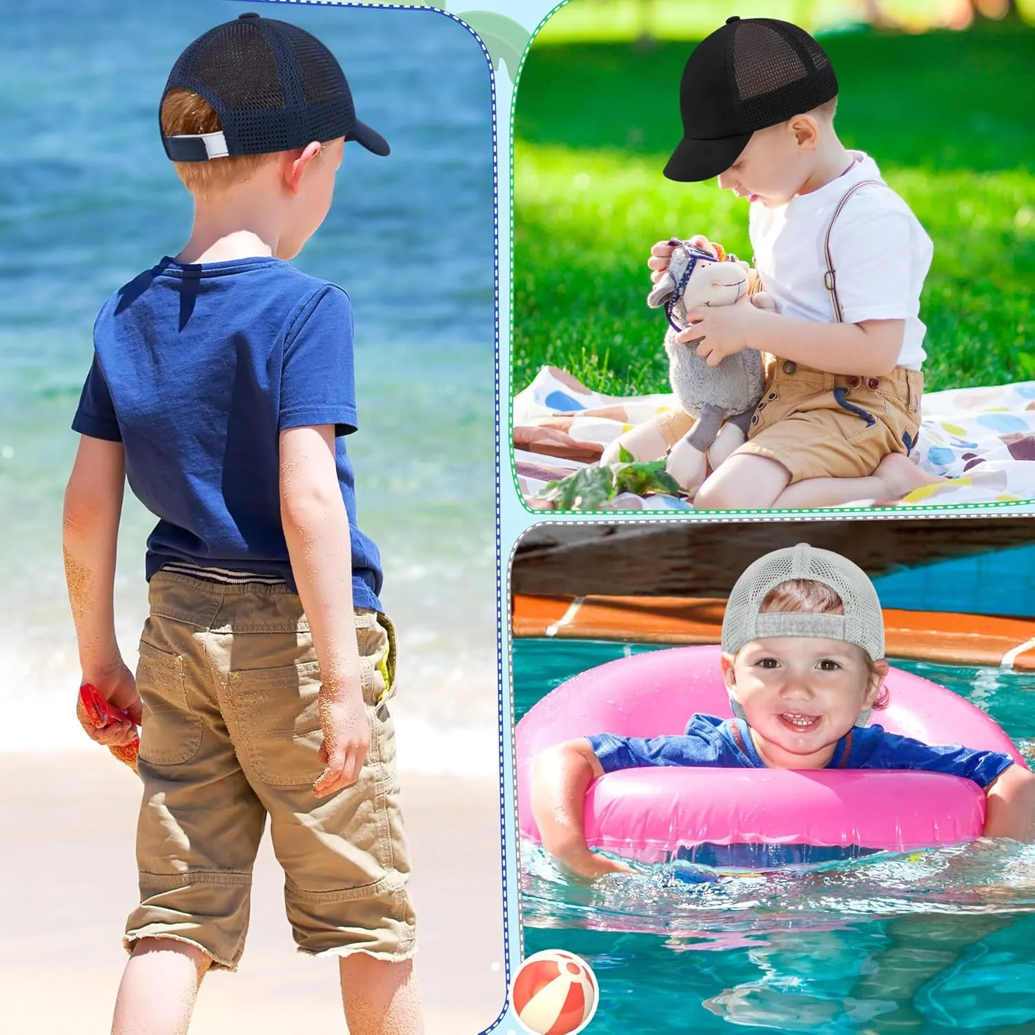 Baby Baseball Cap Toddler Baseball Hat with Mesh Infant Hat for Baby Boy Hats Baby Ball Cap Toddler Girl Hat Kids Hats