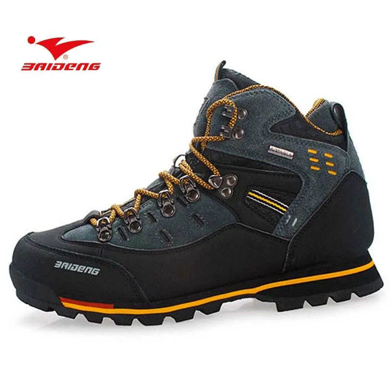 BAIDENG Men's Trekking Outdoor Boots