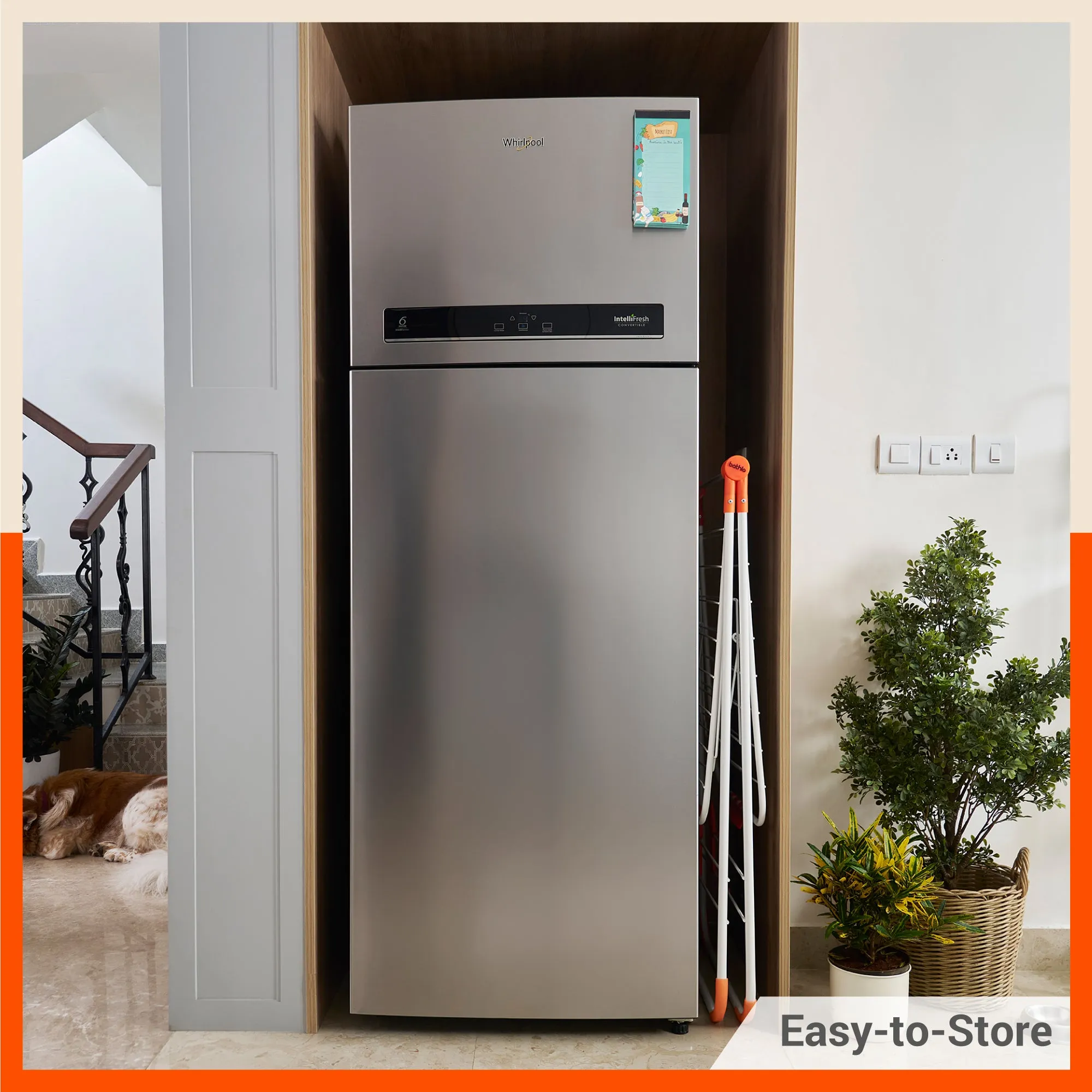 Bathla Mobidry Neo - Foldable Cloth Drying Stand For Home (Grey)