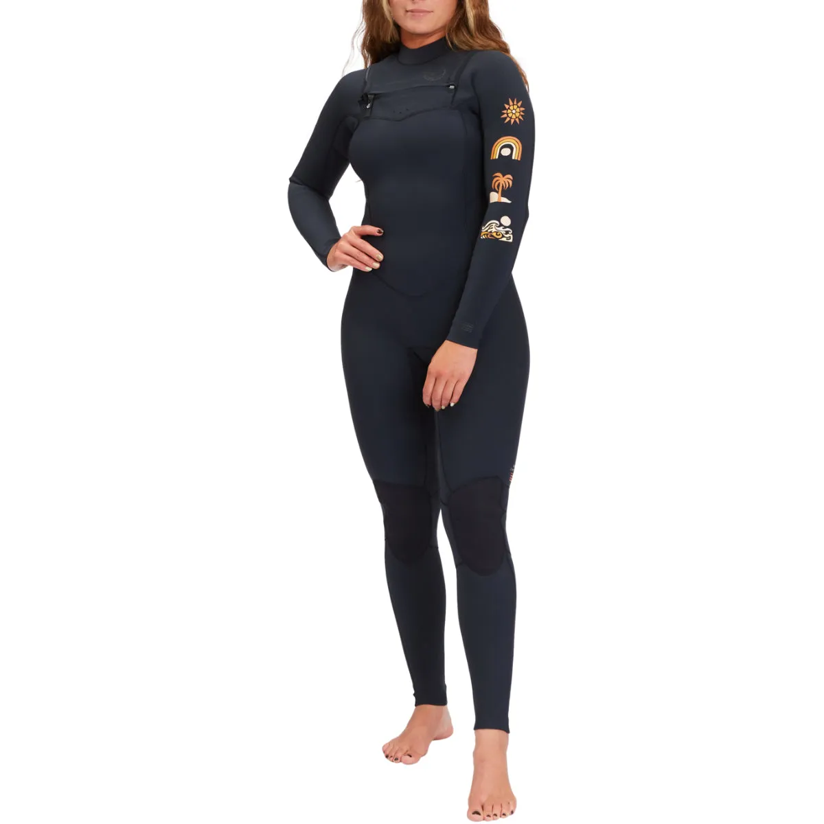 Billabong Women's Salty Dayz Natural 4/3 Chest Zip Wetsuit