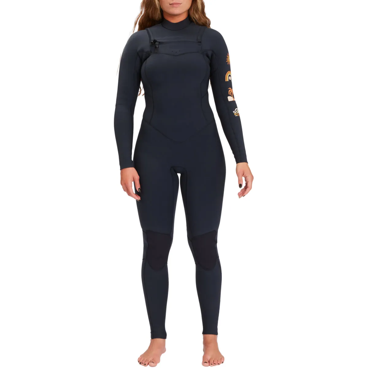 Billabong Women's Salty Dayz Natural 4/3 Chest Zip Wetsuit
