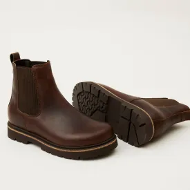 Birkenstock Brown Leather Chelsea Boots