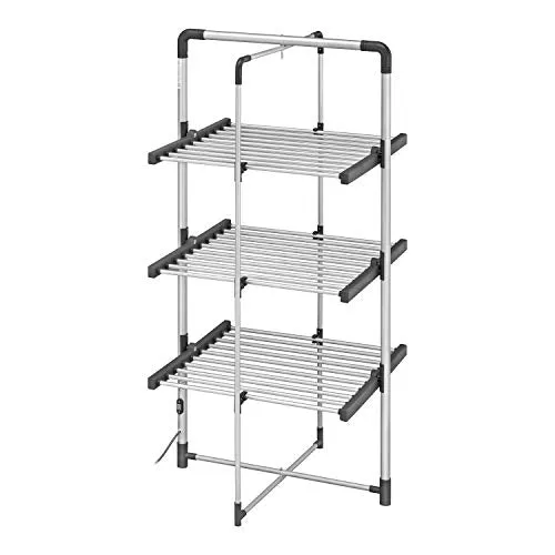 BLACK DECKER 63099 3-Tier Heated Clothes Airer Aluminium