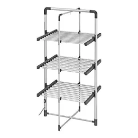 BLACK DECKER 63099 3-Tier Heated Clothes Airer Aluminium