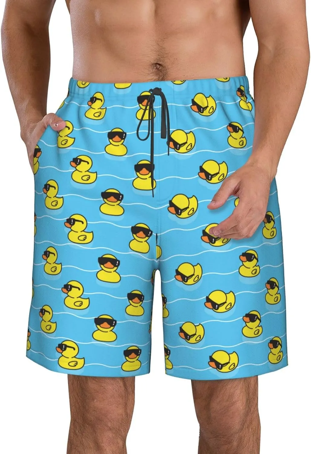 Board Shorts Mens Swim Trunks Swimwear Quick Dry Beach Swimsuits