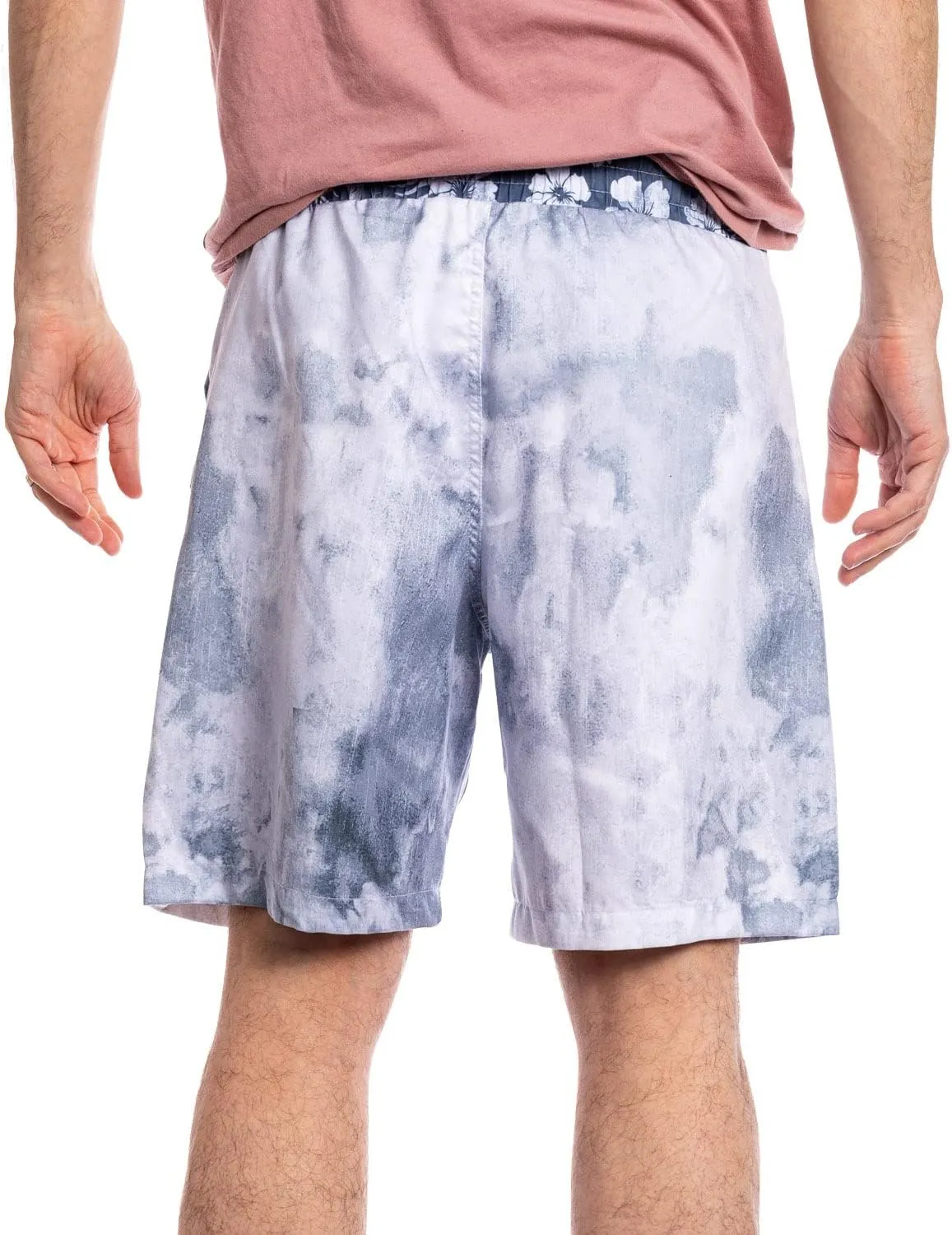 Calhoun NHL Mens Team Logo Watercolor Boardshort Swim Trunk