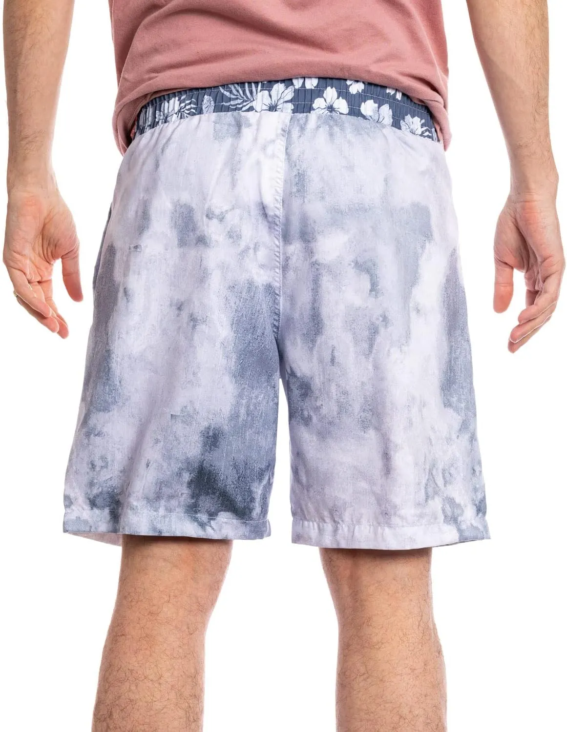 Calhoun NHL Mens Team Logo Watercolor Boardshort Swim Trunk