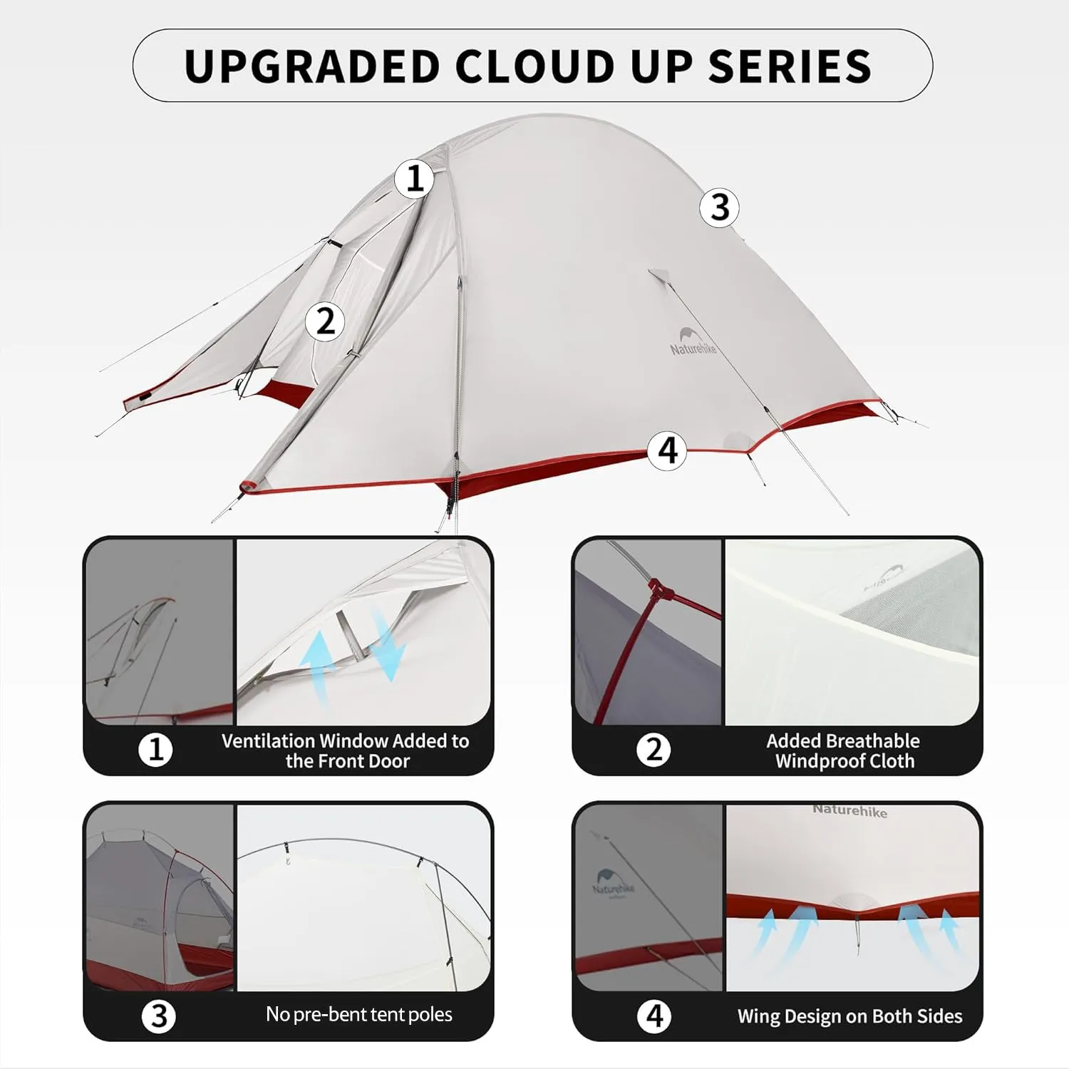 Cloud Up Pro 1 Lightweight Backpacking Tent