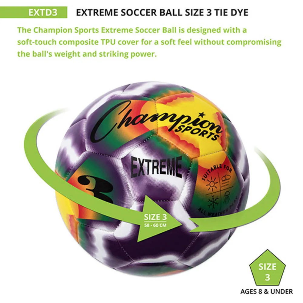 Extreme Tie-Dye Soccer Ball