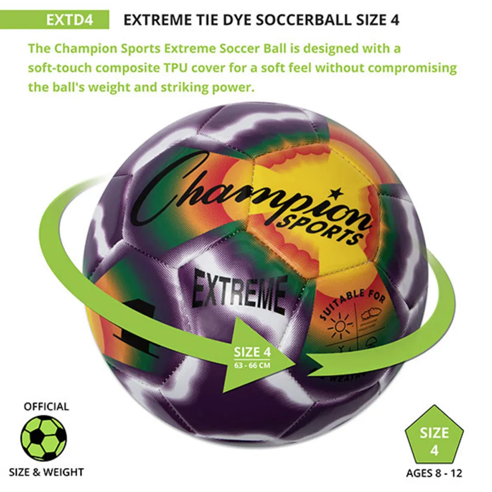 Extreme Tie-Dye Soccer Ball