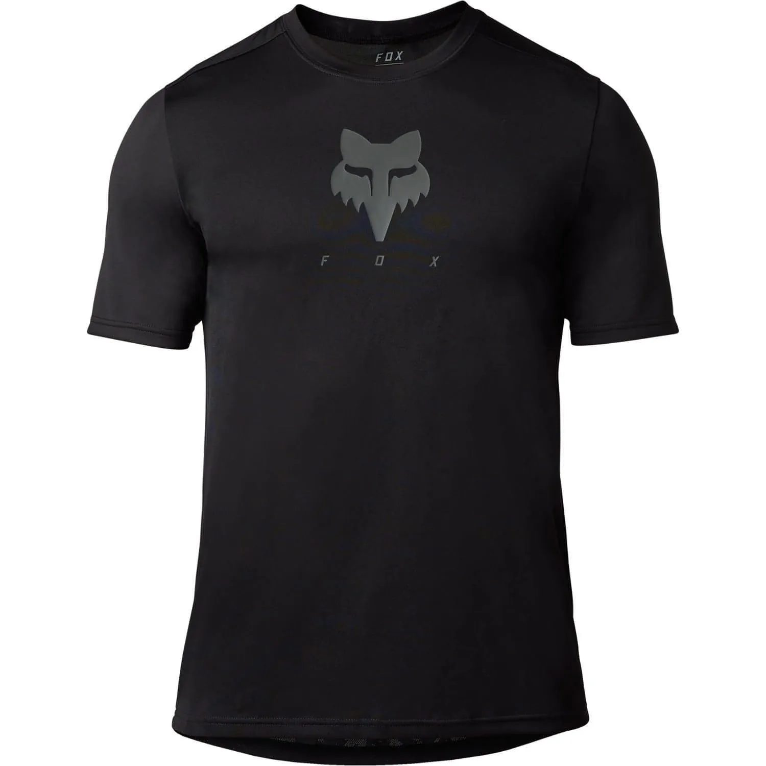 Fox Ranger Tru Dri Short Sleeve Mens Cycling Jersey - Black