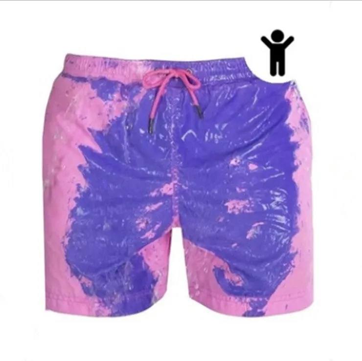 Hot selling Children's color changing quick-drying shorts