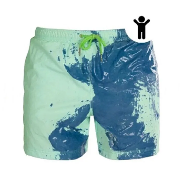 Hot selling Children's color changing quick-drying shorts