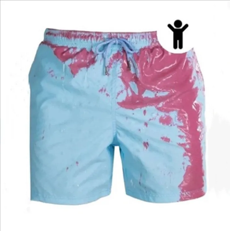 Hot selling Children's color changing quick-drying shorts