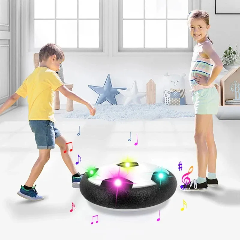 Hovering LED Soccer Disc Toy with Music - Fun Indoor & Outdoor Play