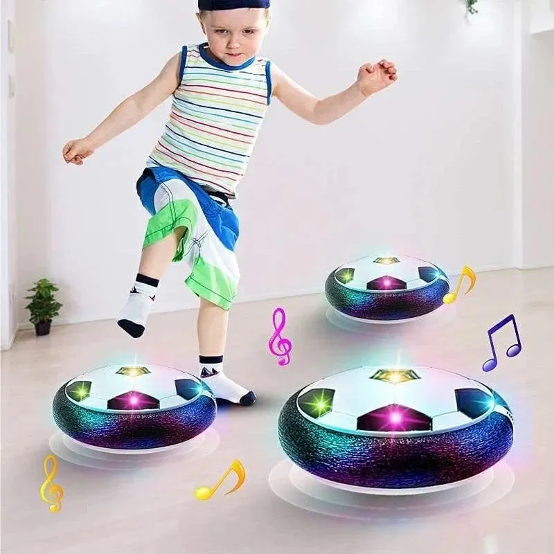 Hovering LED Soccer Disc Toy with Music - Fun Indoor & Outdoor Play