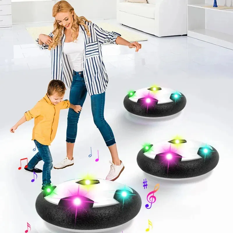 Hovering LED Soccer Disc Toy with Music - Fun Indoor & Outdoor Play