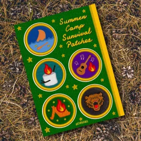 inkpaperfable - Summer Camp Survival Patches Sticker Sheet