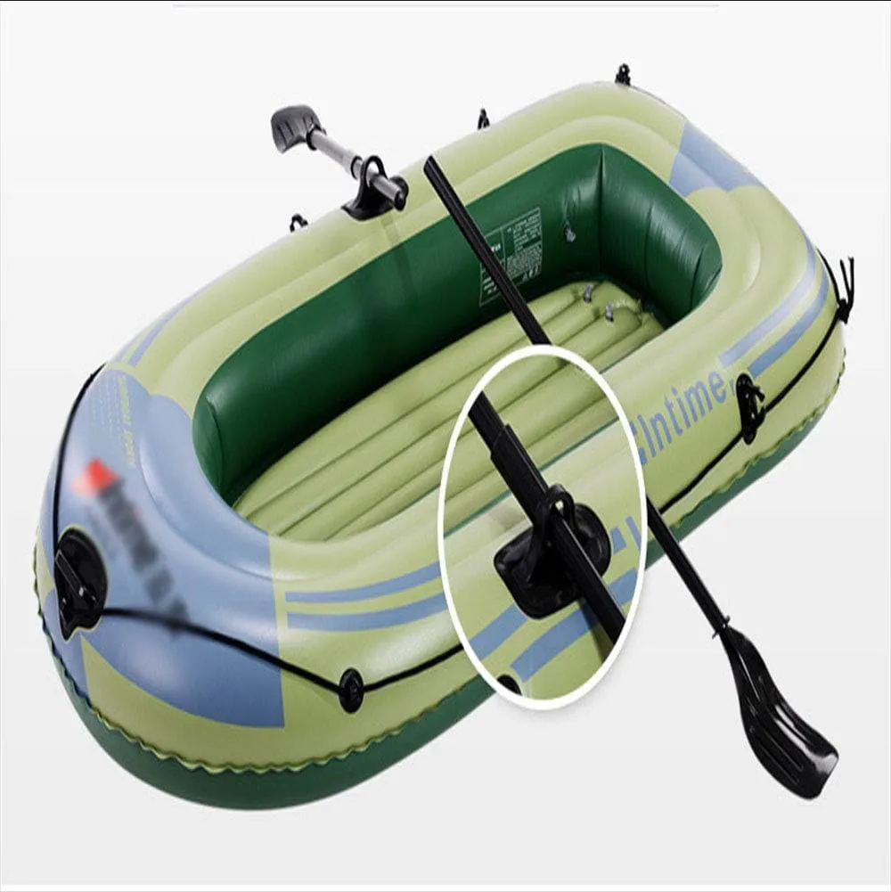 Kayak Rafts 2-4 Person Inflatable Boat Thickened Hovercraft Wear-Resisting Kayak Assault Rubber Boats Dinghies for Fishing and Other Entertainment