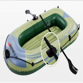 Kayak Rafts 2-4 Person Inflatable Boat Thickened Hovercraft Wear-Resisting Kayak Assault Rubber Boats Dinghies for Fishing and Other Entertainment