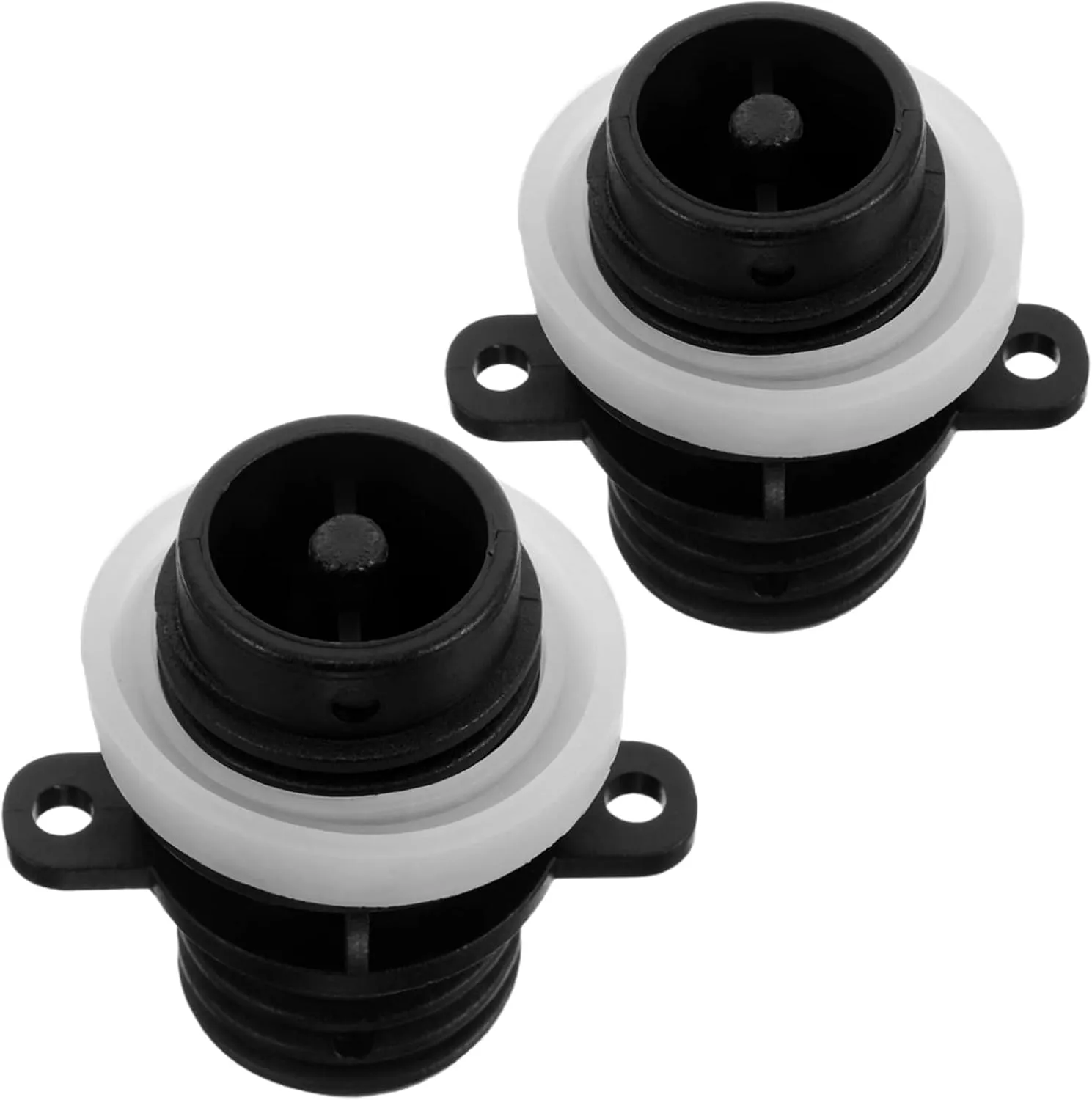 Kisangel 2pcs Air Pump for Inflatable Boats Sup Paddle Board Inflatable Kayak Air Pump Valve Connector for Fishing and