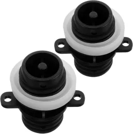Kisangel 2pcs Air Pump for Inflatable Boats Sup Paddle Board Inflatable Kayak Air Pump Valve Connector for Fishing and