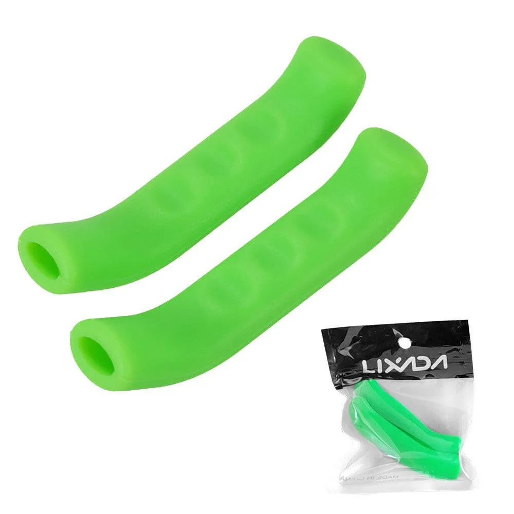 Lixada 2pcs Bike Brake Lever Covers Bicycle Grips Protectors Sleeves for Mountain Bike Road Bike