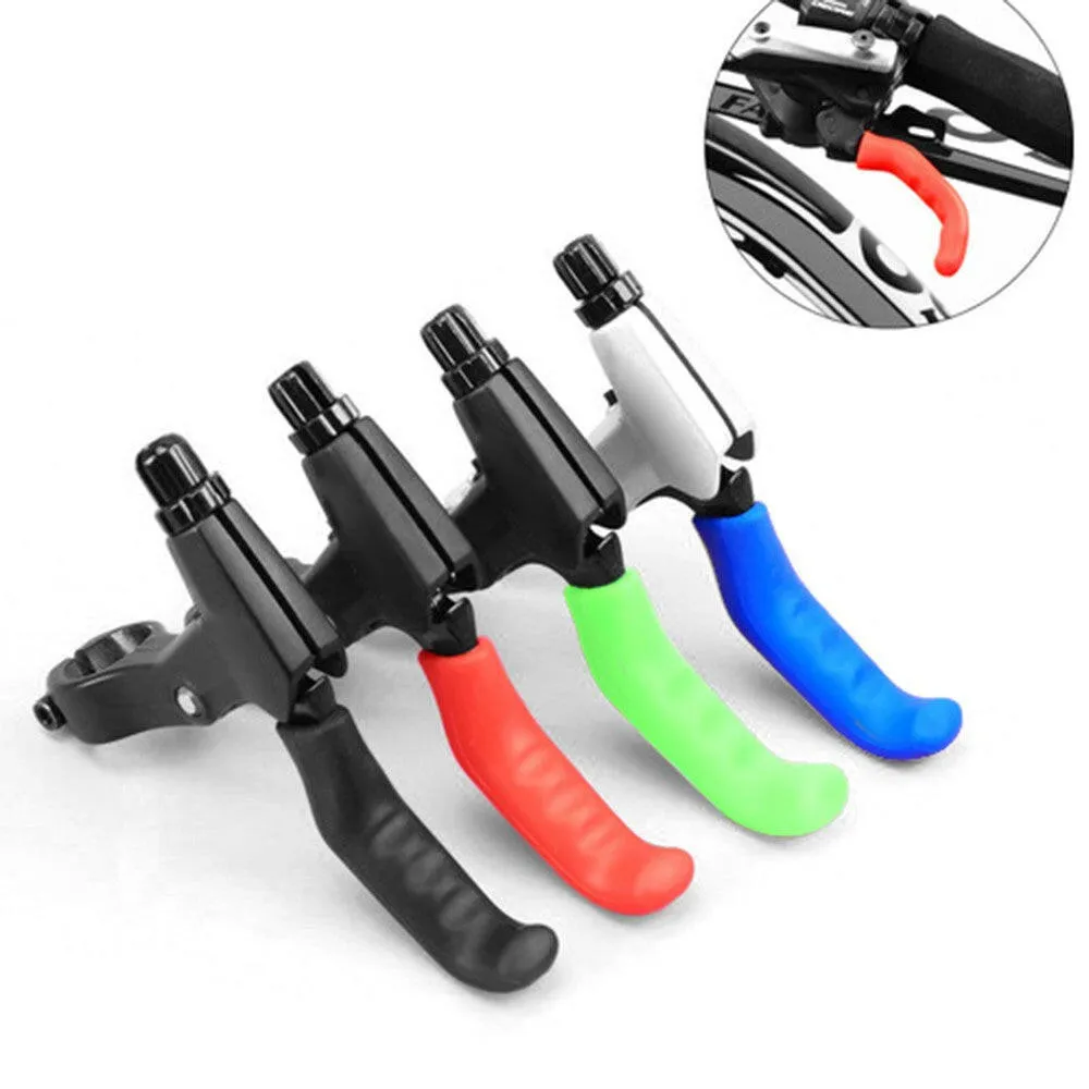 Lixada 2pcs Bike Brake Lever Covers Bicycle Grips Protectors Sleeves for Mountain Bike Road Bike