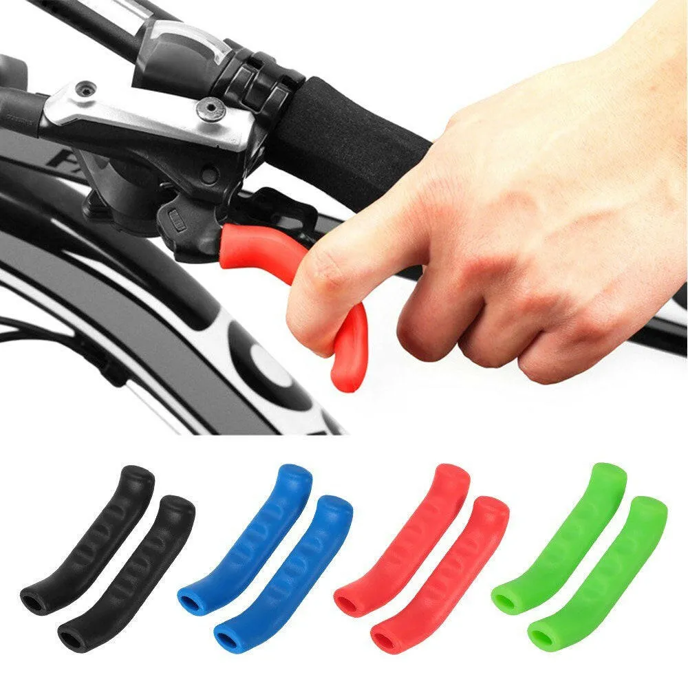 Lixada 2pcs Bike Brake Lever Covers Bicycle Grips Protectors Sleeves for Mountain Bike Road Bike