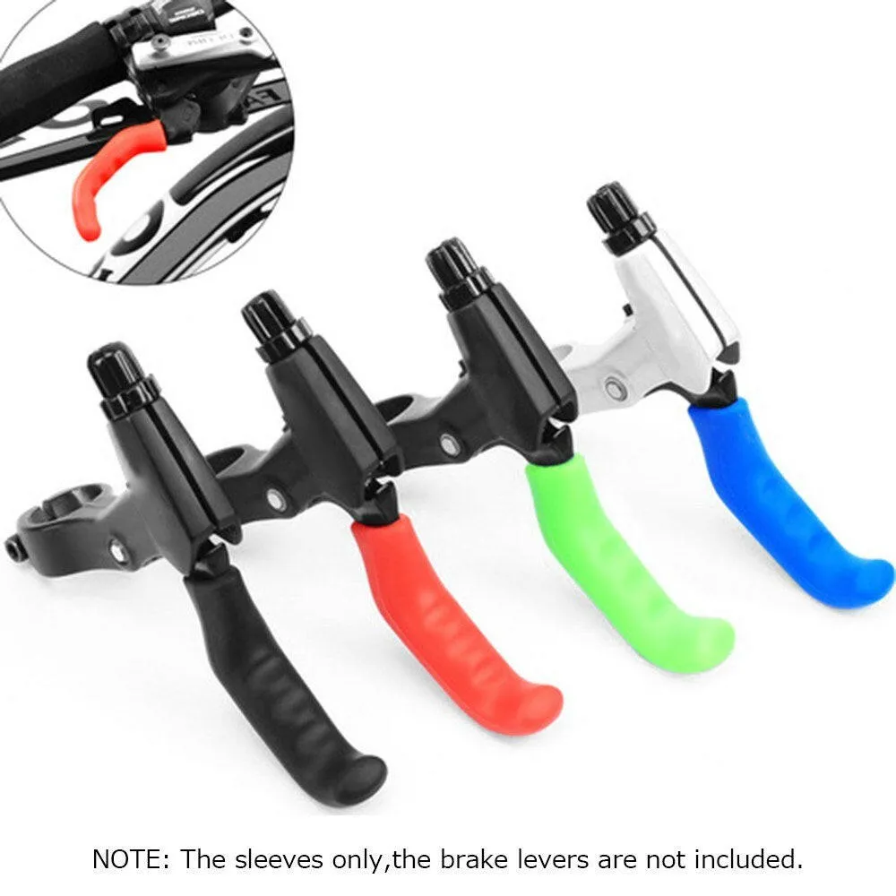 Lixada 2pcs Bike Brake Lever Covers Bicycle Grips Protectors Sleeves for Mountain Bike Road Bike