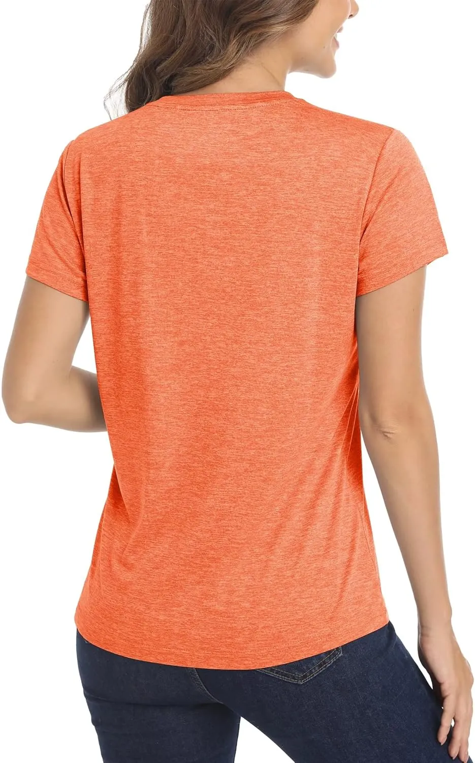 MAGCOMSEN Women's Short Sleeve Quick Dry T-Shirts Wicking Moisture Workout Athletic Running Shirts