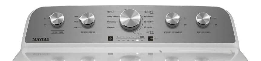 Maytag White Electric Dryer with Extra Power (7.0 cu. ft.) - YMED5030MW