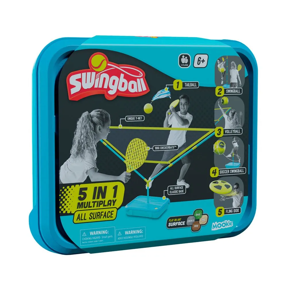 Mookie 5-in-1 Multiplay Swingball Set