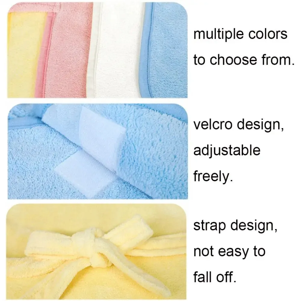 Pet Pajama Super Absorbent Quick Drying Towel Adjustable Pet Bathrobe
