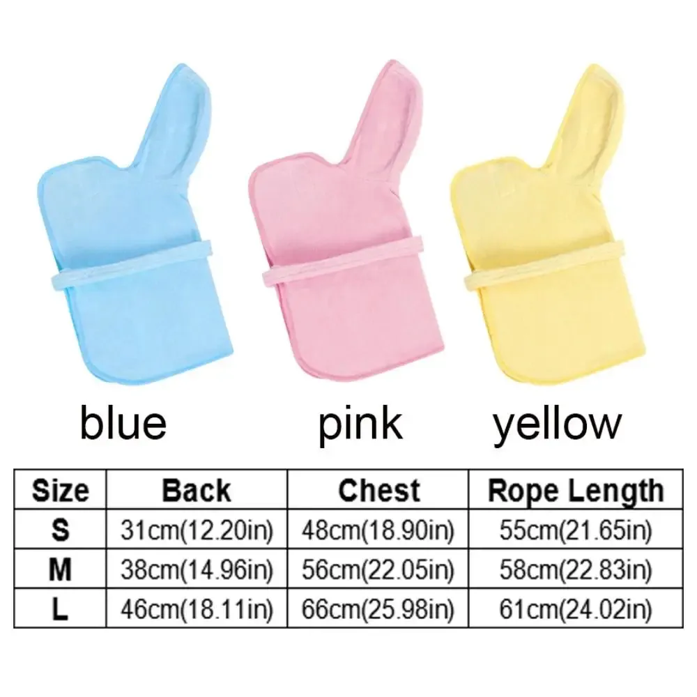 Pet Pajama Super Absorbent Quick Drying Towel Adjustable Pet Bathrobe