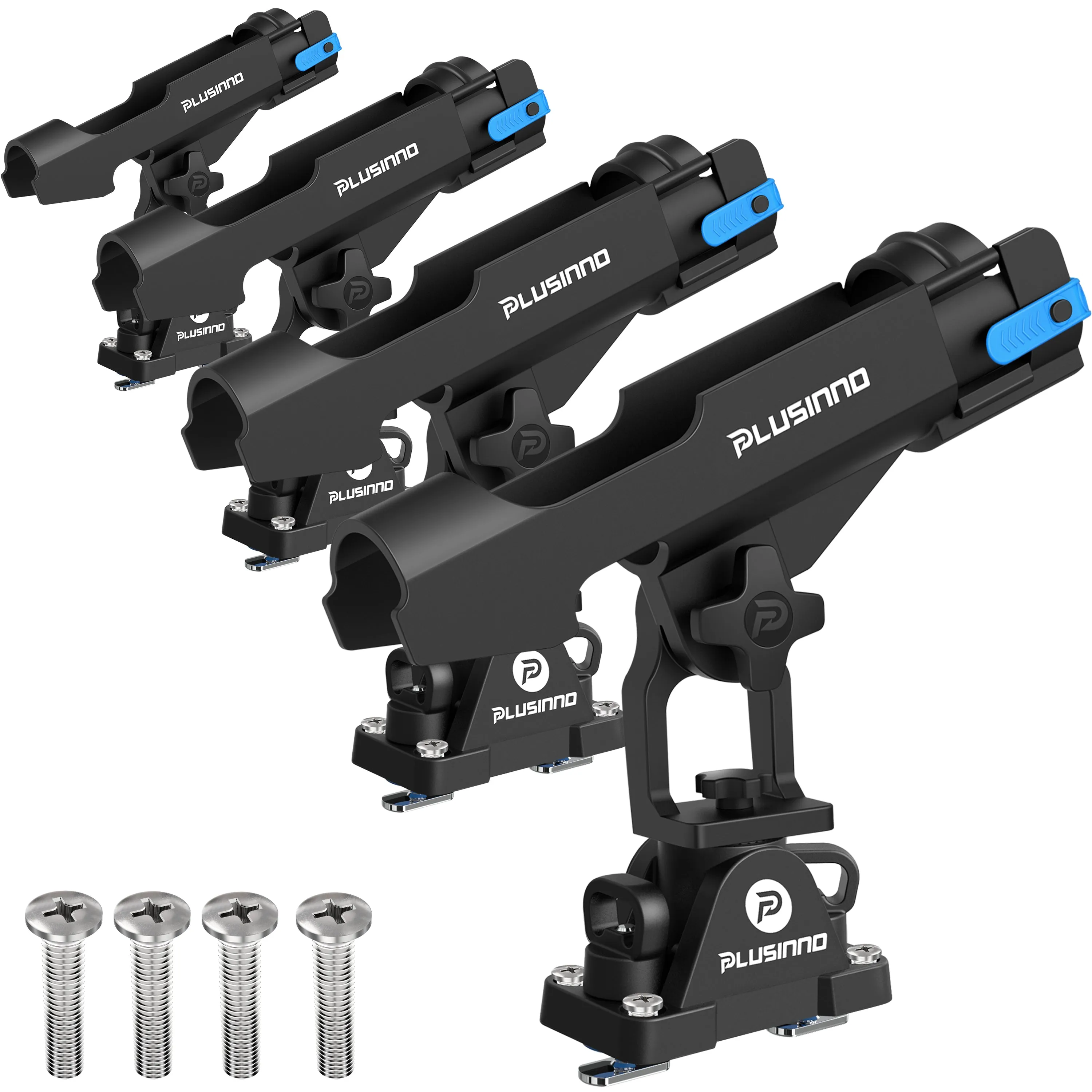 PLUSINNO 2 in 1 Fishing Rod Holders for Boat (Track not included).
