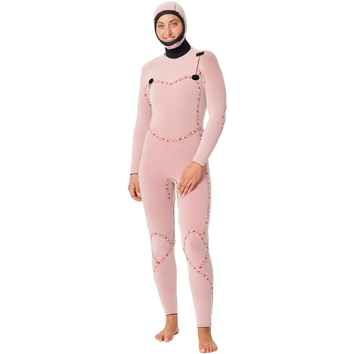 Rip Curl Women's Flashbomb 5/4 Hooded Chest Zip Wetsuit