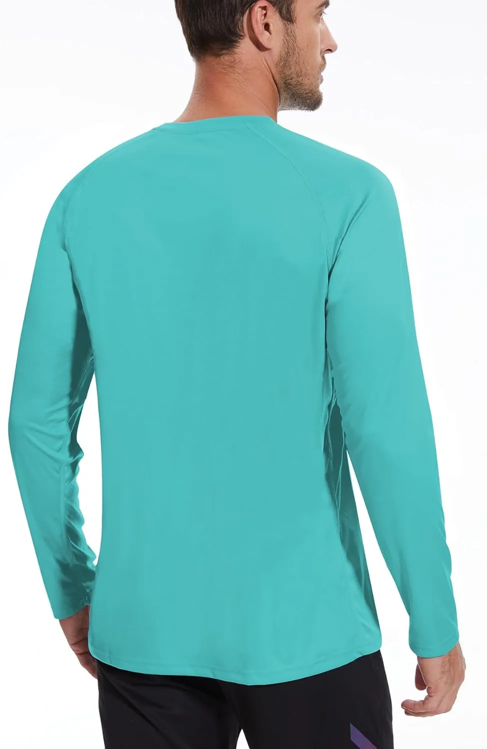 SWEET POISON Men's UPF 50  Sun Shirts Long Sleeve UV Protection Lightweight Dry Fit T-Shirt for Athletic Outdoor Tee