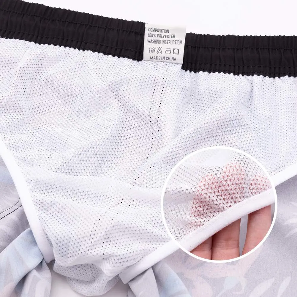 techcity Boys Teens Swim Trunks, Quick Dry Surfing Beach Sports Running Swim Shorts with Drawstring 6T to 18/20