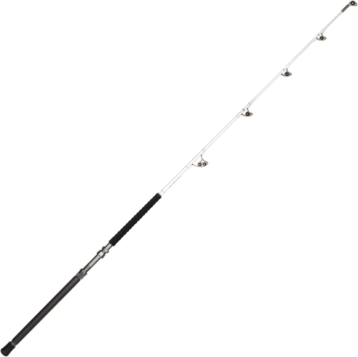 Trolling Rod Saltwater Offshore Heavy Roller Rod Bent Butt Trolling Rod Big Game Conventional Boat Fishing Pole Heavy Duty Fishing Rod 6'