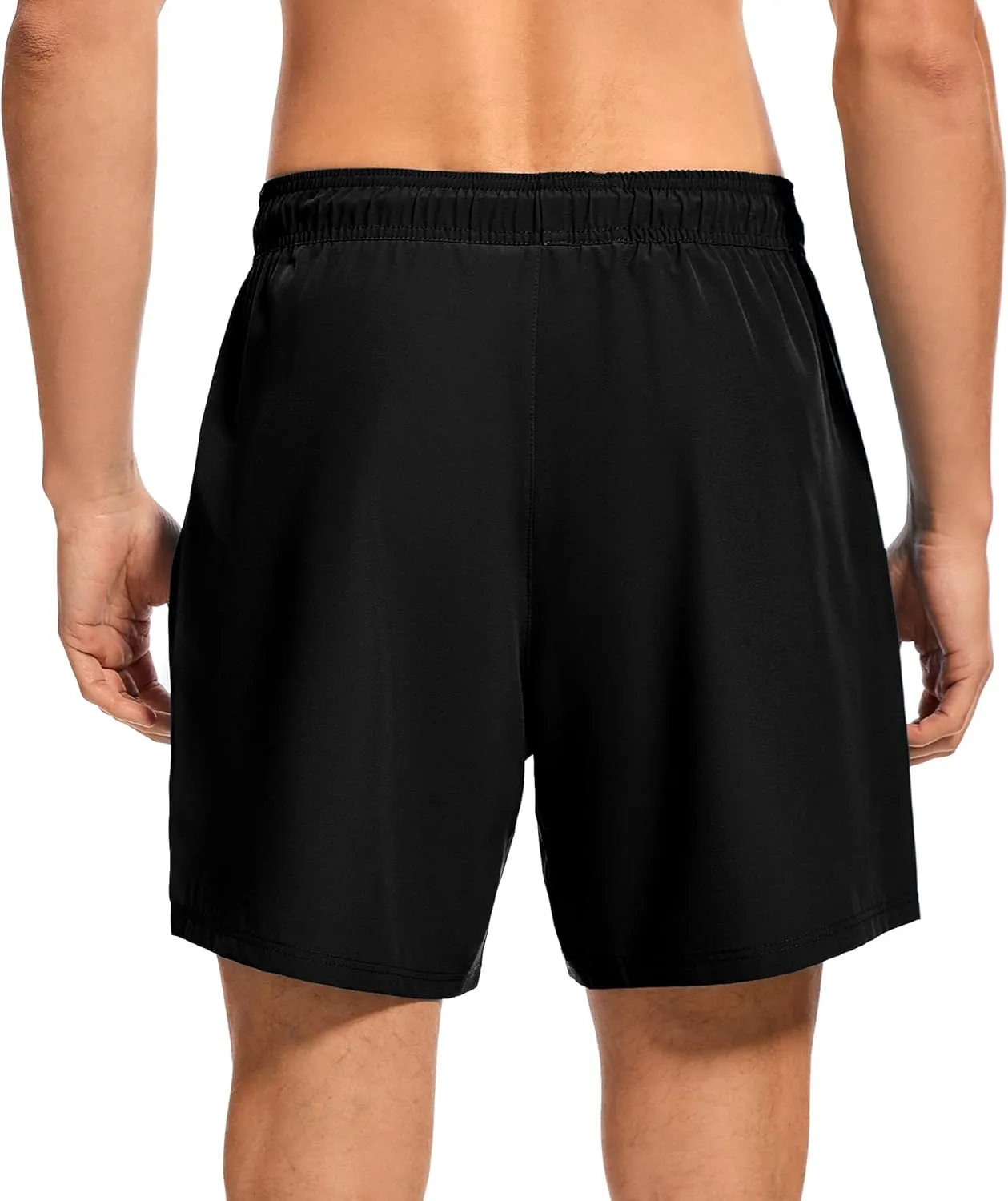 Ultrafun Mens Swim Trunks with Compression Liner 7 Inch Inseam Quick Dry 2 in 1 Swimming Board Shorts Swimsuit for Men