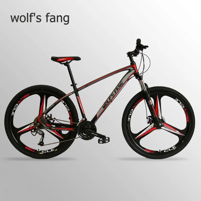 Wolf's fang bicycle Mountain Bike 27 Speed 29 Inches bike 29 road bike Resistance Rubber bike speed bmx Free shipping